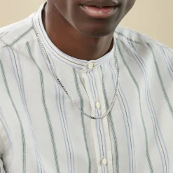 Collier Casper Argent Blanc-Histoire d'Or Clearance