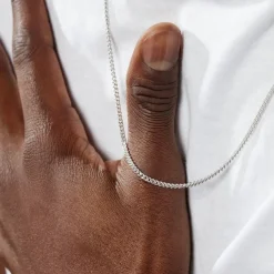 Histoire d'Or Collier Casper Argent Blanc