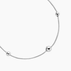 Histoire d'Or Collier Catarina Argent Blanc