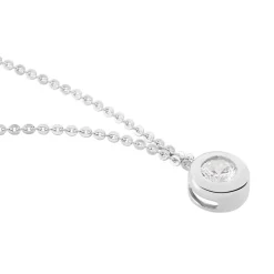Histoire d'Or Collier Cate Argent Blanc Oxyde De Zirconium