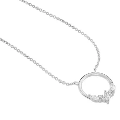 Histoire d'Or Collier Catiane Argent Blanc Oxyde De Zirconium