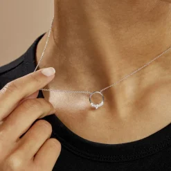 Histoire d'Or Collier Catiane Argent Blanc Oxyde De Zirconium