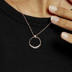 Collier Celene Argent Rose Oxyde De Zirconium-Histoire d'Or Hot