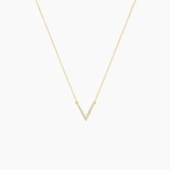 Histoire d'Or Collier Celene Or Jaune Oxyde De Zirconium