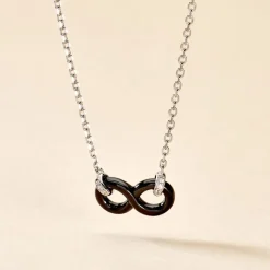 Collier Celinia Argent Blanc Céramique Et Oxyde De Zirconium-Histoire d'Or Best