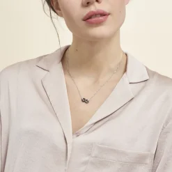 Collier Celinia Argent Blanc Céramique Et Oxyde De Zirconium-Histoire d'Or Best