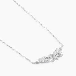 Collier Cesarine Argent Blanc Oxyde De Zirconium-Histoire d'Or Discount