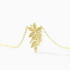 Histoire d'Or Collier Cezar Or Jaune Diamant