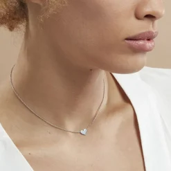 Histoire d'Or Collier Chandana Argent Blanc