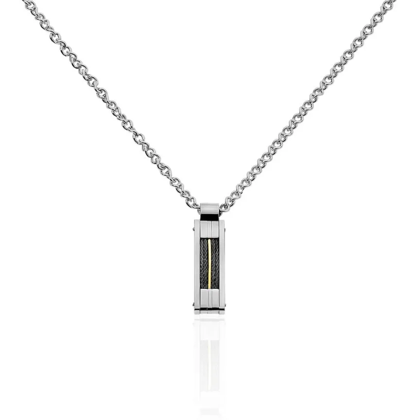 Collier Charlie-rose Acier Blanc-JOURDAN Best