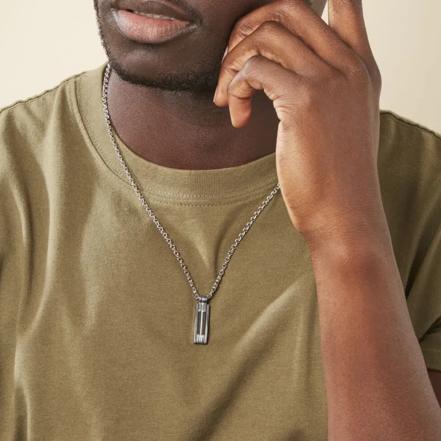 Collier Charlie-rose Acier Blanc-JOURDAN Best