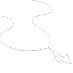 Histoire d'Or Collier Chayann Argent Blanc