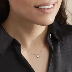 Histoire d'Or Collier Cherice Argent Blanc Oxyde De Zirconium