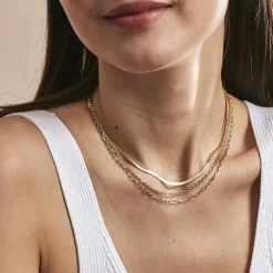 Histoire d'Or Collier Cherilyn Acier Doré