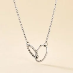 Histoire d'Or Collier Cherise Argent Blanc