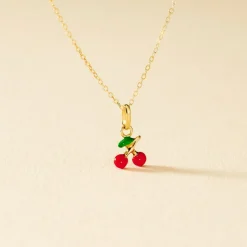 Collier Cherry Cerise Or Jaune-Histoire d'Or Best