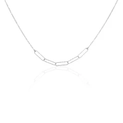 Collier Chiarina Argent Blanc-Histoire d'Or Online