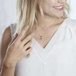 Collier Chimere Argent Blanc Oxyde De Zirconium-Histoire d'Or Clearance