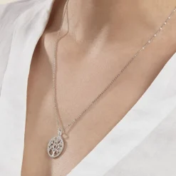 Histoire d'Or Collier Chimere Argent Blanc Oxyde De Zirconium