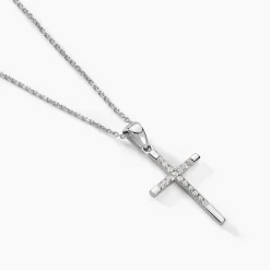 Collier Chirsta Argent Blanc Oxyde De Zirconium-Histoire d'Or Outlet