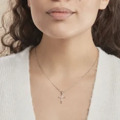 Collier Chirsta Argent Blanc Oxyde De Zirconium-Histoire d'Or Outlet