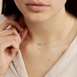 Collier Chlora Or Blanc Diamant-Histoire d'Or Sale