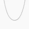 Histoire d'Or Collier Ciana Torsade Diamante Argent Blanc
