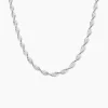 Collier Ciana Torsade Diamante Argent Blanc-Histoire d'Or Hot