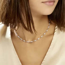 Collier Ciana Torsade Diamante Argent Blanc-Histoire d'Or Hot