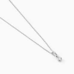 Collier Cicelie Or Blanc Diamant-Histoire d'Or Discount