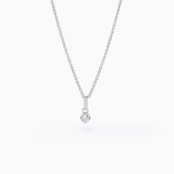 Collier Cicelie Or Blanc Diamant-Histoire d'Or Discount