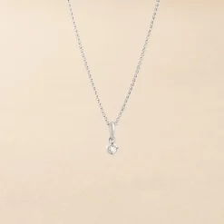 Collier Cicelie Or Blanc Diamant-Histoire d'Or Discount