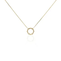 Histoire d'Or Collier éclat Perlé Plaqué Or Oxyde De Zirconium