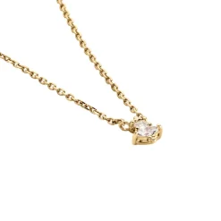 Collier éclat Perlé Plaqué Or Oxyde De Zirconium-Histoire d'Or New