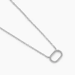 Collier Clem Argent Blanc-Histoire d'Or Online