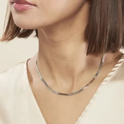 Histoire d'Or Collier Clemance Argent Blanc