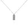 Collier Clement Acier Blanc Oxyde De Zirconium-Histoire d'Or Sale