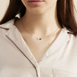 Collier Clementine Argent Blanc Oxyde De Zirconium-Histoire d'Or Clearance