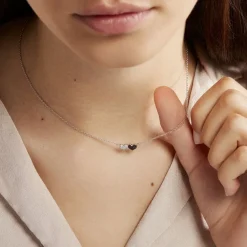 Collier Clementine Argent Blanc Oxyde De Zirconium-Histoire d'Or Clearance