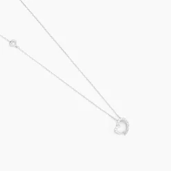 Collier Coeur Ktl Or Blanc Diamant-Histoire d'Or