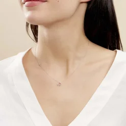 Collier Coeur Ktl Or Blanc Diamant-Histoire d'Or