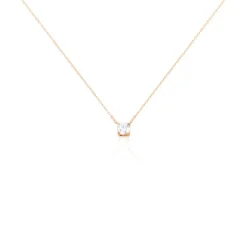 Histoire d'Or Collier Colby Or Rose Oxyde De Zirconium