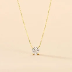 Collier Collection Aphrodite Or Jaune Diamant Synthetique-Histoire d'Or Best