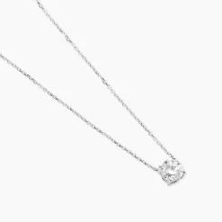 Histoire d'Or Collier Collection Aphrodite Or Blanc Diamant Synthetique