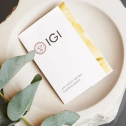 Histoire d'Or Collier Collection Aphrodite Or Blanc Diamant Synthetique