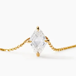 Histoire d'Or Collier Collection Icone Or Jaune Diamant Synthétique