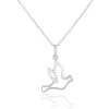 Collier Colombe Argent Blanc Oxyde De Zirconium-Histoire d'Or Clearance