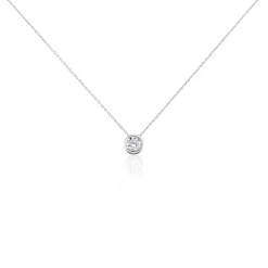Collier Columbine De Zirconium Blanc-Histoire d'Or Best