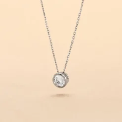 Collier Columbine De Zirconium Blanc-Histoire d'Or Best