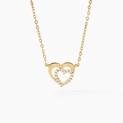 Histoire d'Or Collier Constancia Or Jaune Oxyde De Zirconium